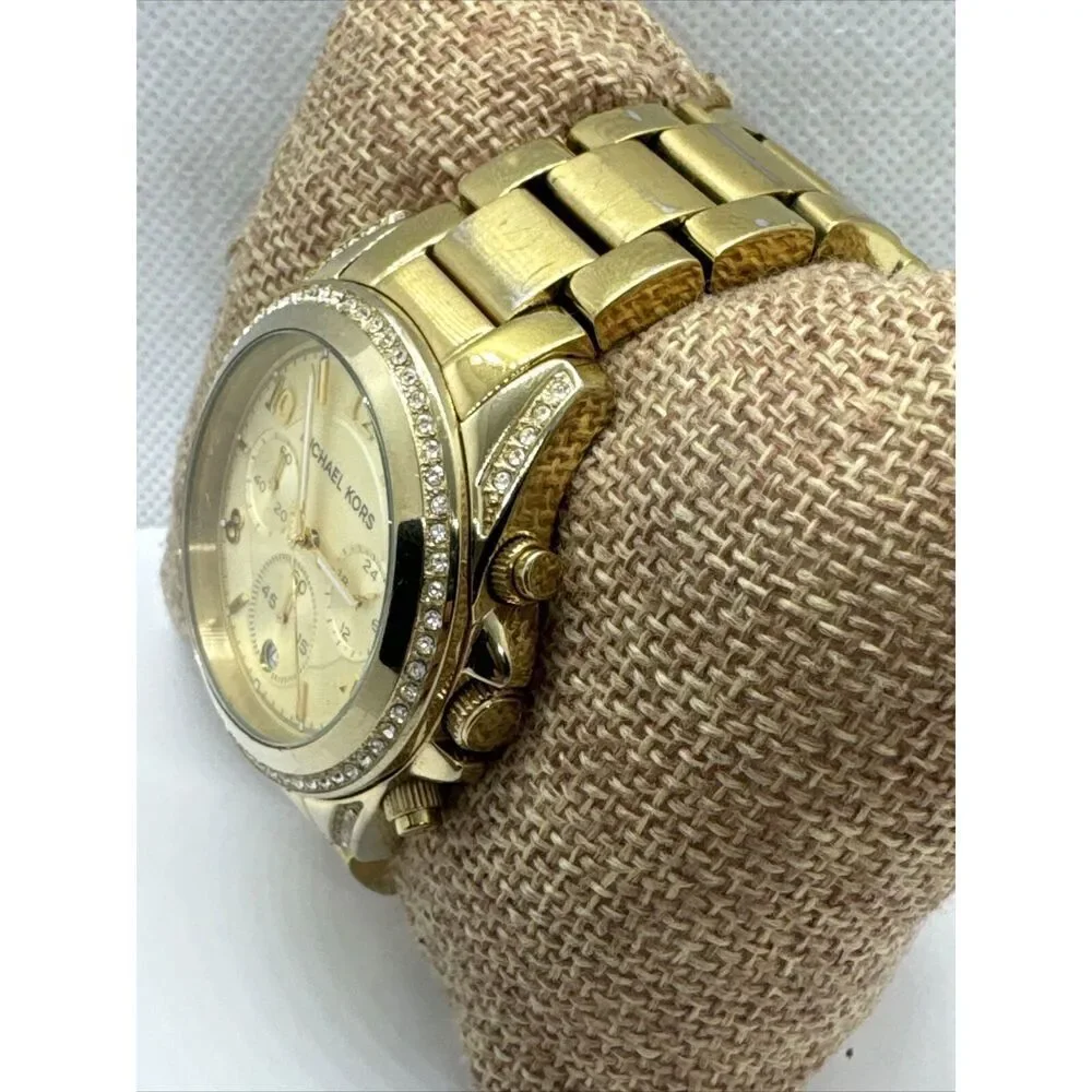 Michael Kors Blair MK5166 Women's Gold Stainless Steel Analog Dial Watch JNA648